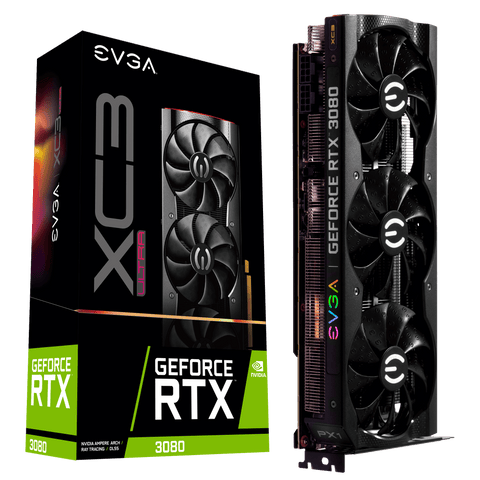 EVGA GeForce RTX 3080 XC3 ULTRA GAMING + EVGA PSU 550W + Fractal 40mm Fan COMBO BACKORDER