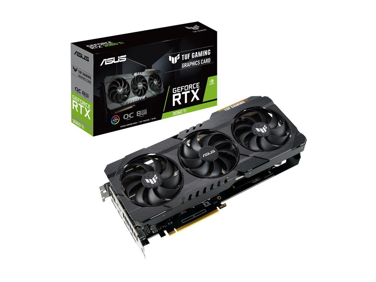 ASUS Geforce RTX 3060 TUF TI 8GB GAMING Video Graphics Card + 400W PSU Bundle IN STOCK