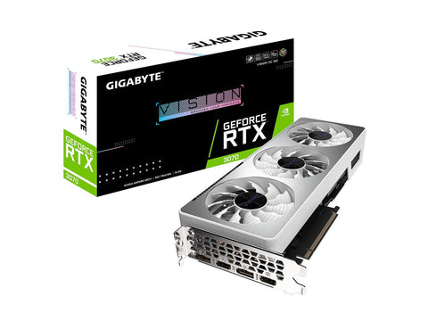 Gigabyte VCX GV-N3070VISION OC-8GD GeForce RTX 3070 VISION OC 8GB + 400 PSU EVGA Bundle BACKORDER