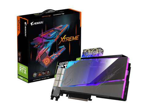 GIGABYTE AORUS GeForce RTX 3080 XTREME WATERFORCE WB 10G Graphics Card, WATERFORCE Water Block Cooling System, 10GB 320-bit GDDR6X, GV-N3080AORUSX WB-10GD Video Card  + 550W PSU Bundle BACKORDER