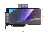 GIGABYTE AORUS GeForce RTX 3080 XTREME WATERFORCE WB 10G Graphics Card, WATERFORCE Water Block Cooling System, 10GB 320-bit GDDR6X, GV-N3080AORUSX WB-10GD Video Card  + 550W PSU Bundle BACKORDER
