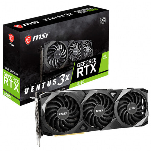 MSI GeForce RTX 3080 VENTUS 3X 10G OC Graphics Card BACKORDER