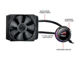 SAPPHIRE NITRO+ Radeon RX 6800 XT DirectX 12 11304-02-20G 16GB 256-Bit GDDR6 PCI Express 4.0 ATX Gaming Graphics Card, AMD RDNA 2 + ASUS ROG RYUO 120 RGB AIO Liquid CPU Cooler Combo