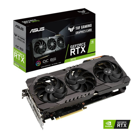 ASUS GeForce RTX 3070 TUF OC + EVGA 400 Watt PSU Bundle IN STOCK