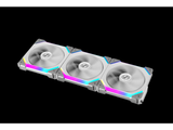 LIAN LI UNI FAN SL120 RGB WHITE 3X 12CM FAN PACK WITH CONTROLLER