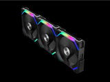 LIAN LI UNI FAN SL120 RGB BLACK 3X 12CM FAN PACK WITH CONTROLLER