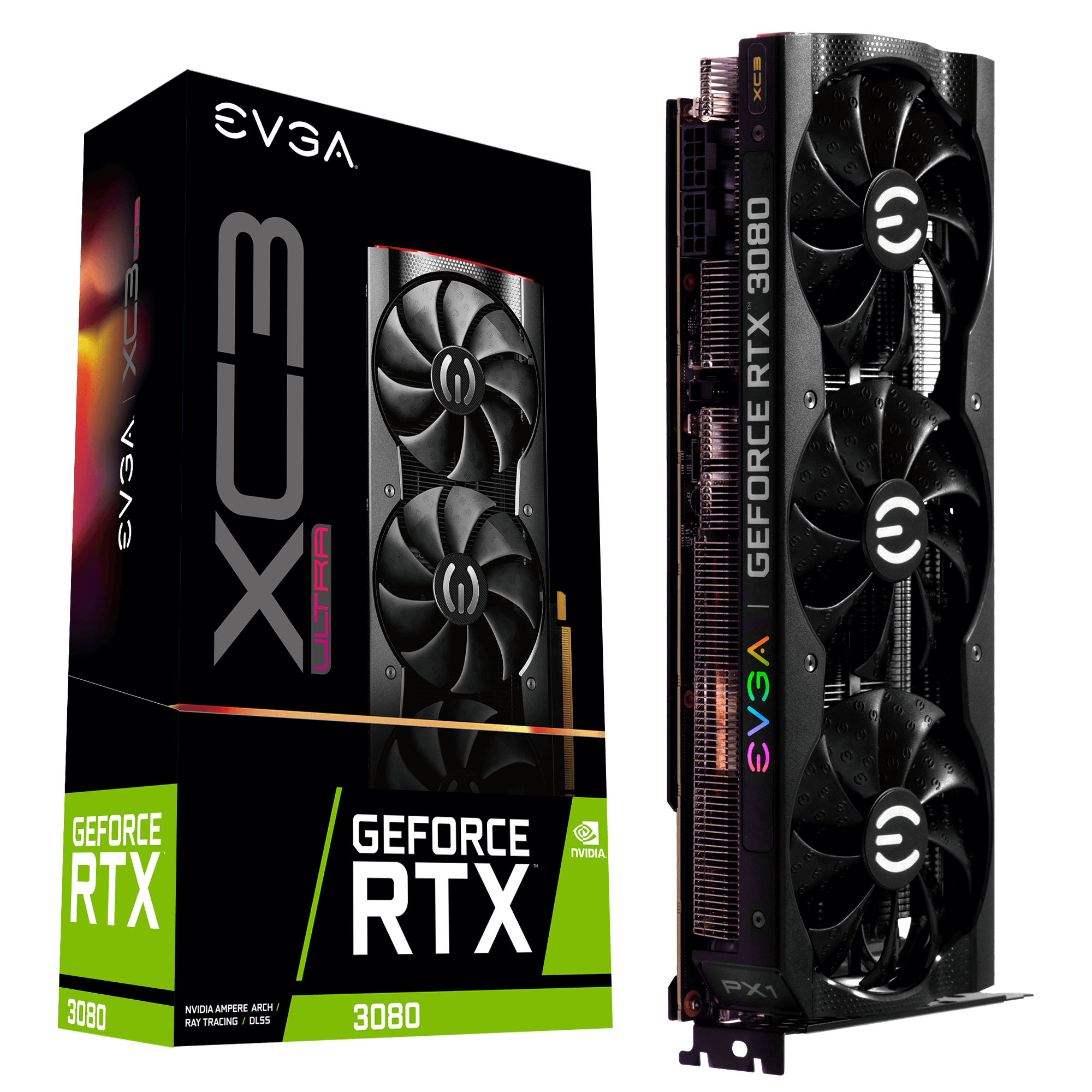 EVGA GeForce RTX 3060 Ti FTW Ultra Gaming, 08G-P5-3667-KL, 8GB GDDR6, iCX3  Cooling, ARGB LED, LHR