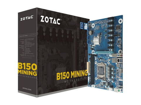 ZOTAC B150ATX-A-E LGA 1151 Intel B150 SATA 6Gb/s ATX Intel Mining Motherboard for Cryptocurrency