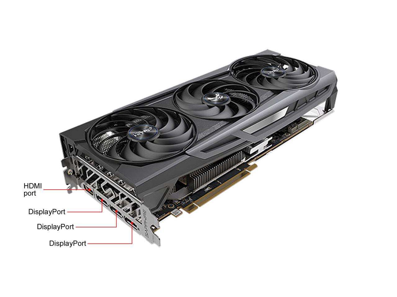 SAPPHIRE NITRO+ Radeon RX 6800 XT DirectX 12 11304-02-20G 16GB 256-Bit GDDR6 PCI Express 4.0 ATX Gaming Graphics Card, AMD RDNA 2 + 550W PSU Bundle BACKORDER