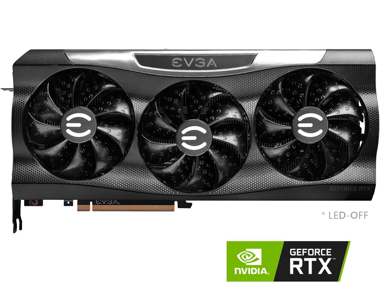 EVGA GeForce RTX 3080 Ti FTW3 ULTRA GAMING Video Card, 12G-P5-3967-KR, 12GB GDDR6X, iCX3 Technology, ARGB LED, Metal Backplate