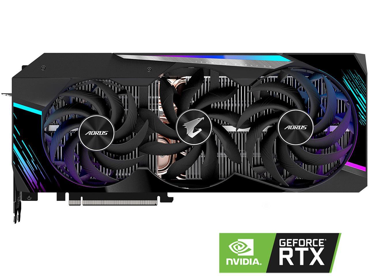 Gigabyte VCX GV-N3080AORUS M-10GD GeForce RTX 3080 MASTER 10G GDDR6X 320B HDMI BACKORDER