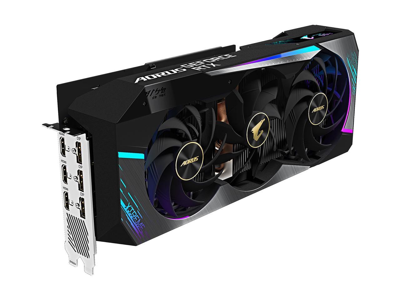 Gigabyte VCX GV-N3080AORUS X-10GD GeForce RTX 3080 XTREME 10GB GDDR6X 320B BACKORDER