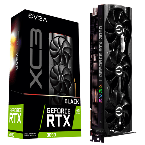 EVGA NVIDIA GeForce RTX 3090 XC3 BLACK GAMING 24GB BACKORDER