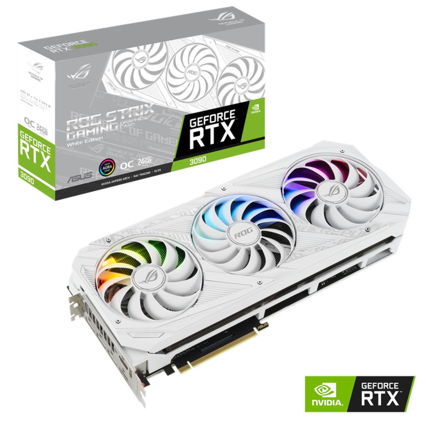 ASUS ROG Strix GeForce RTX 3090 OC DirectX 12 WHITE BACKORDER